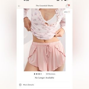 Free People Lounge Sleep Shorts